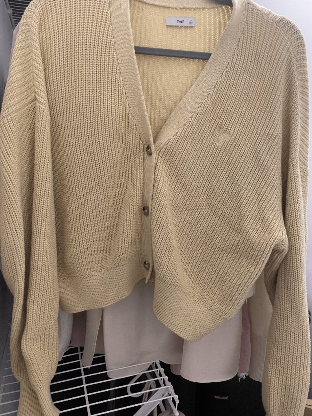 Yellow cardigan - Aritzia